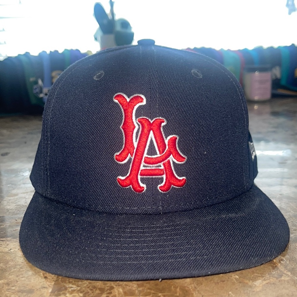 New Era 59Fifty California Angels MLB Club Fitted Hat Size 7 5/8